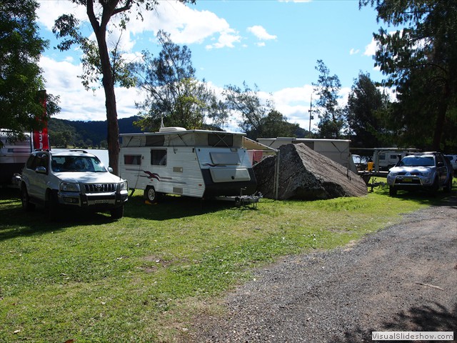 A collection of caravans